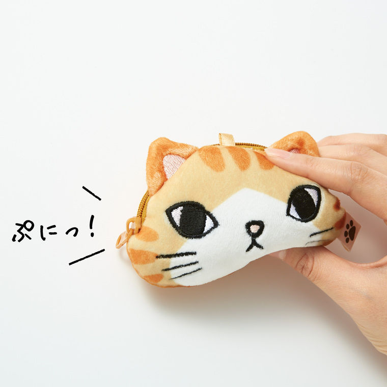 ぷにぷに感がクセになる! フェリシモ猫部から「にゃんポーチ」が発売