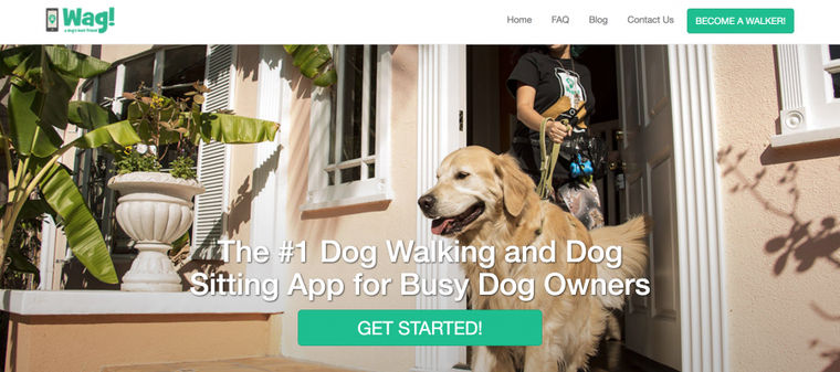 犬の散歩代行サービス「Wag」