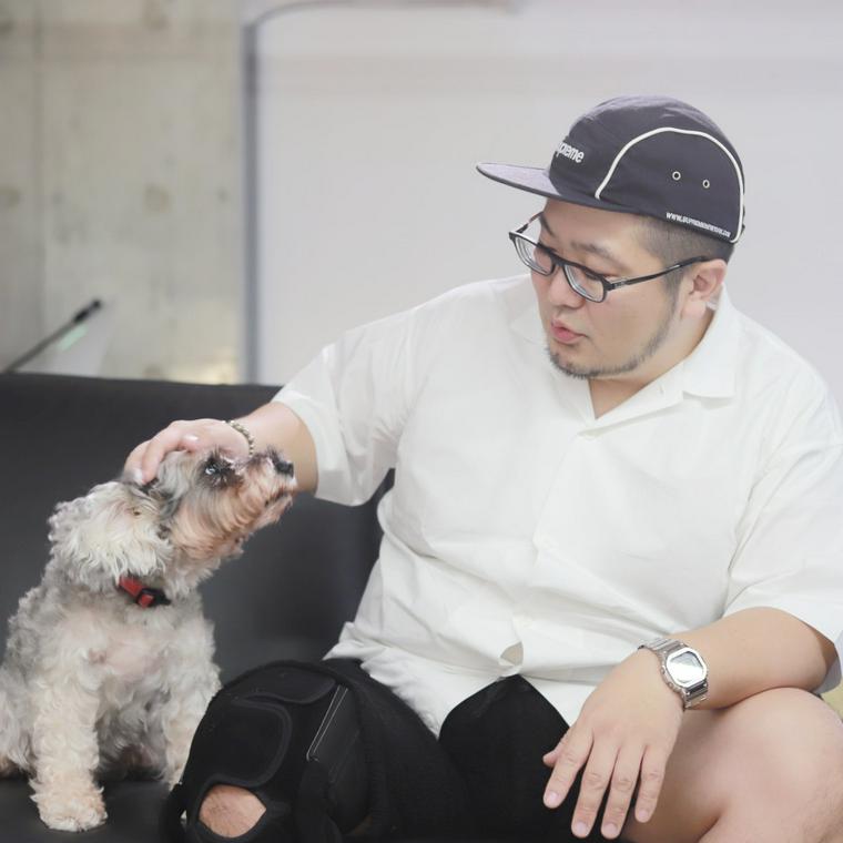 GO三浦氏と愛犬