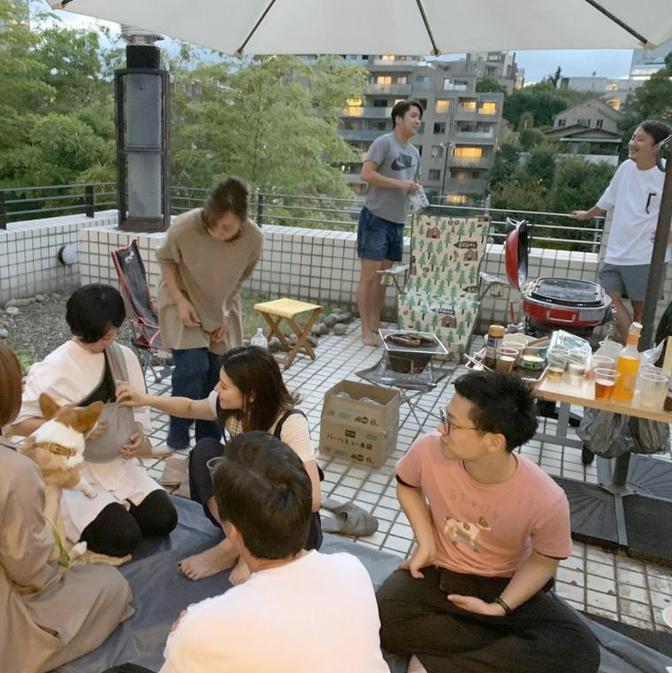 シロップBBQ大会の様子