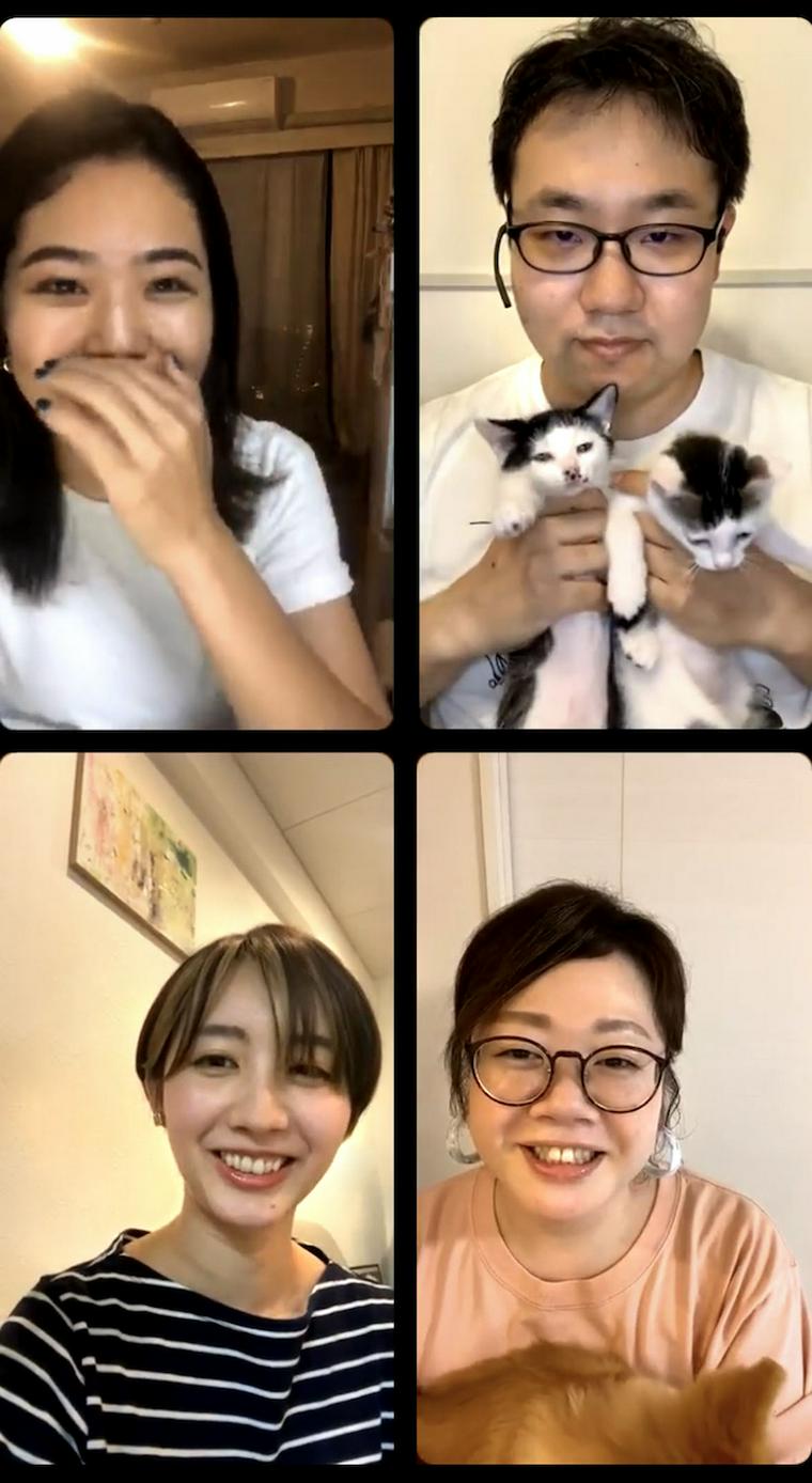 インスタライブの様子