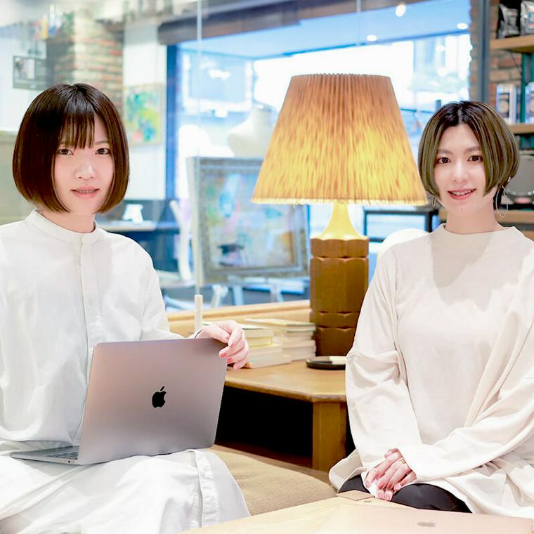 デザイナーの小野と藤本