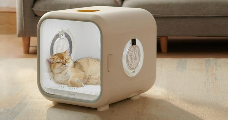 Drybo Plus ペットドライヤー ハウス PD50 自動 ペット乾燥箱 犬 猫